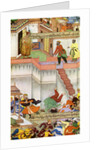 The killing of Adham Khan by Akbar by Anonymous