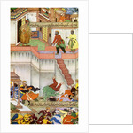 The killing of Adham Khan by Akbar by Anonymous