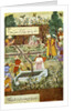 Babur superintending in the Garden of Fidelity by Anonymous