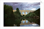 Pont du Gard, Roman aqueduct, Nimes, France by Anonymous