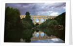 Pont du Gard, Roman aqueduct, Nimes, France by Anonymous