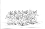 The Sioux tribe performing a bear dance by Myers and Co