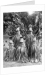 Masks possessing magical qualities, Bismarck Archipelago, Papua New Guinea by Strecker and Schroder