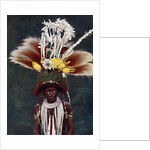A Roro chief dressed for a ceremonial dance, Papua New Guinea by Charles Gabriel Seligman