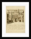South view of the entrance to Guildhall, City of London by William Griggs