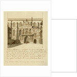 South view of the entrance to Guildhall, City of London by William Griggs