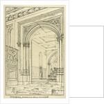 Entrance to the different courts of law, Guildhall, London, June 1815 by Anonymous