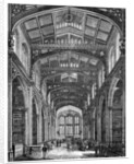 Interior of the Library, Guildhall, City of London by Anonymous