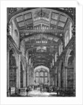 Interior of the Library, Guildhall, City of London by Anonymous