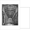 Interior of the Library, Guildhall, City of London by Anonymous
