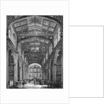 Interior of the Library, Guildhall, City of London by Anonymous