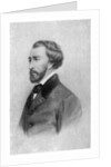 Alfred de Musset, French Romantic playwright, poet and painter, c1845-1890) by Anonymous