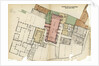 Plan of Guildhall and its surroundings, City of London by Anonymous