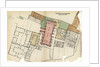 Plan of Guildhall and its surroundings, City of London by Anonymous