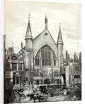 View of the east end of Guildhall and the Old Library, City of London by Anonymous