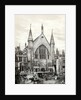 View of the east end of Guildhall and the Old Library, City of London by Anonymous