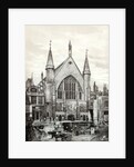 View of the east end of Guildhall and the Old Library, City of London by Anonymous