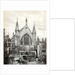 View of the east end of Guildhall and the Old Library, City of London by Anonymous