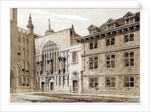 West front of Guildhall Chapel, City of London by William Griggs