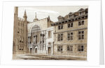 West front of Guildhall Chapel, City of London by William Griggs