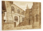 North side of Guildhall Chapel, City of London by Anonymous