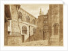North side of Guildhall Chapel, City of London by Anonymous