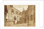 North side of Guildhall Chapel, City of London by Anonymous