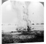 Trapped German submarine driven inshore and destroyed, World War I by Realistic Travels Publishers