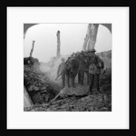 Interrogating a German soldier, Hohenzollern Redoubt, France, World War I by Realistic Travels Publishers