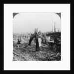 Engineers repairing a light railway, Hangard, France, World War I by Realistic Travels Publishers