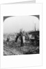 Engineers repairing a light railway, Hangard, France, World War I by Realistic Travels Publishers