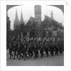 British troops marching in Cologne, Germany by Realistic Travels Publishers