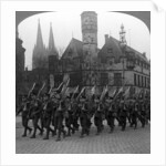 British troops marching in Cologne, Germany by Realistic Travels Publishers