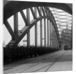 British troops crossing the bridge over the Rhine, Cologne, Germany by Realistic Travels Publishers