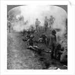 Early morning camp fires and breakfast, Persian Gulf, World War I by Realistic Travels Publishers