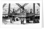 The pavilion of the Figaro, on the second storey of the Eiffel Tower, Paris by Anonymous
