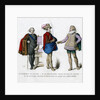 The Marshal of Souvre, M de Bellegarde and M de Pluvinel by Anonymous