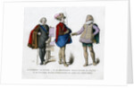 The Marshal of Souvre, M de Bellegarde and M de Pluvinel by Anonymous