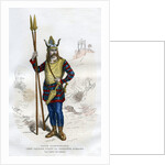 Gallic chief before the Roman conquest of Gaul, 1st century BC by A Tauxier