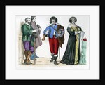 Peasants, a gentleman and a lady by Anonymous