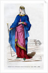 Frankish woman of the time of the Carolingians, 890-900 by Anonymous