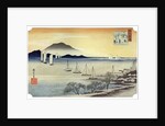 Yabase No Kihan. Fishing Boats Returning to Yabase by Anonymous