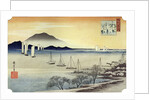 Yabase No Kihan. Fishing Boats Returning to Yabase by Anonymous