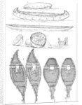 Sioux canoes and Chippewa snowshoes by Myers and Co