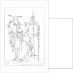 Sac or Fox brave, Rock Island, Upper Mississippi by Myers and Co