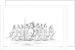 Begging dance, Sac and Fox, Rock Island, Upper Mississippi by Myers and Co