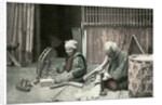Spinning cotton, Japan by Anonymous