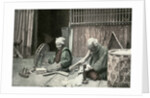 Spinning cotton, Japan by Anonymous