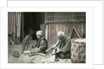 Spinning cotton, Japan by Anonymous