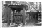 Bronze lantern from Korea and candelabrum from Holland, Japan by Anonymous